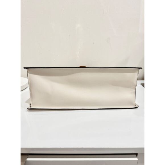 Gucci Large Sylvie 1969 Leather Handbag with Removable Strap White - Picture 7 of 15